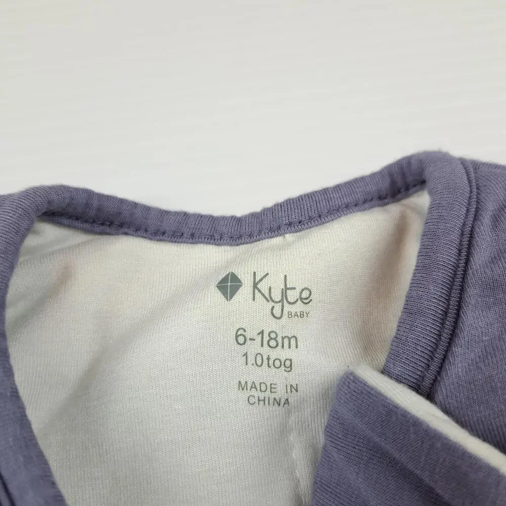 Kyte Baby Sleep Gown One Size 6-18 Months Purple 1.0 TOG Wearable Blanket
